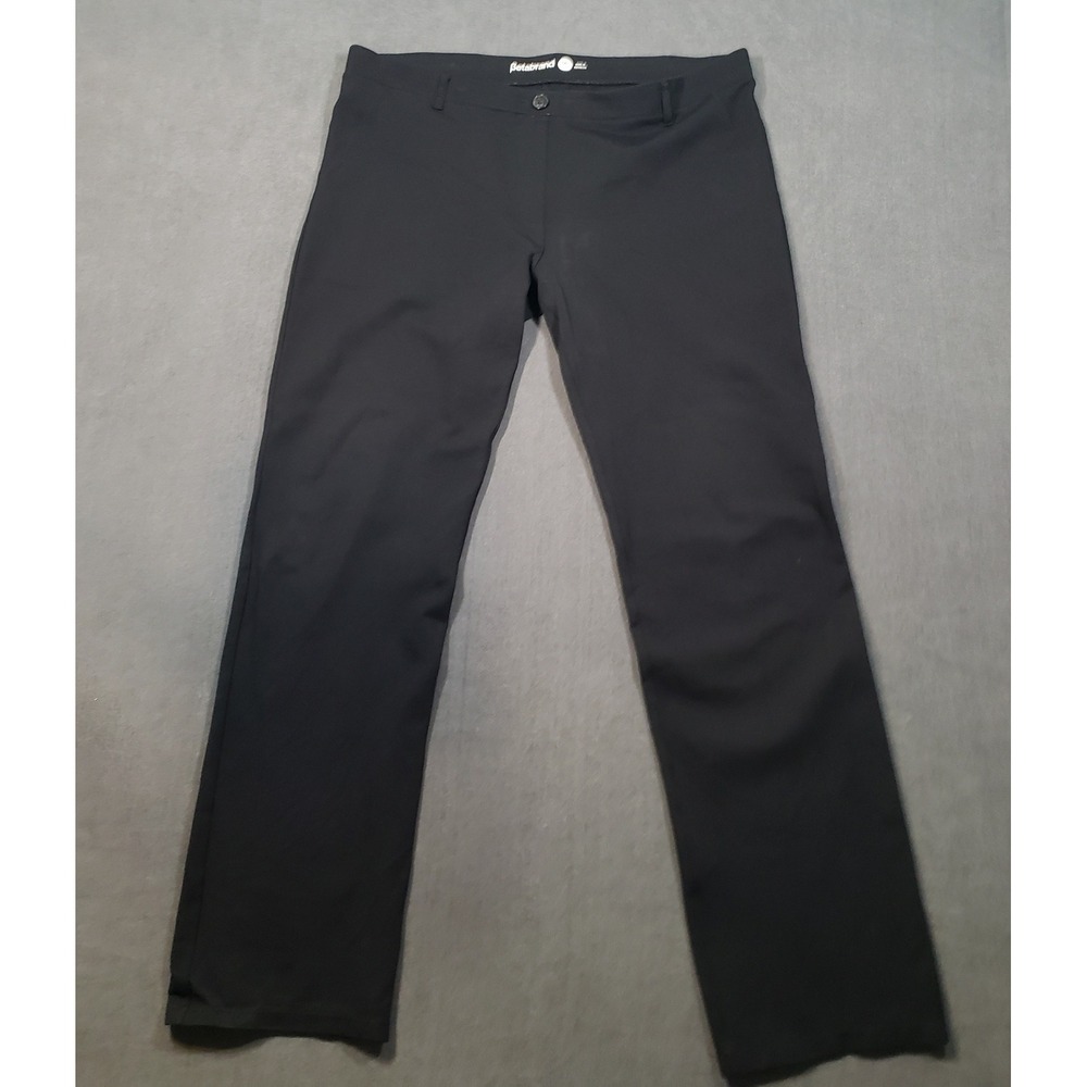 Betabrand Dress Pant‎ Yoga Pants Womens 2XL Long Black Straight Leg Stretch